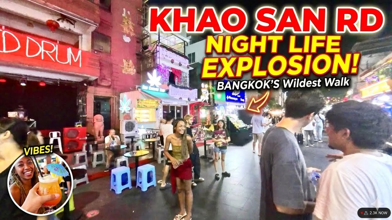 🇹🇭  Is KHAOSAN road still Crazy ? | 18 minutes of Unfiltered Bangkok Nightlife Vibes 2026 Backpacker