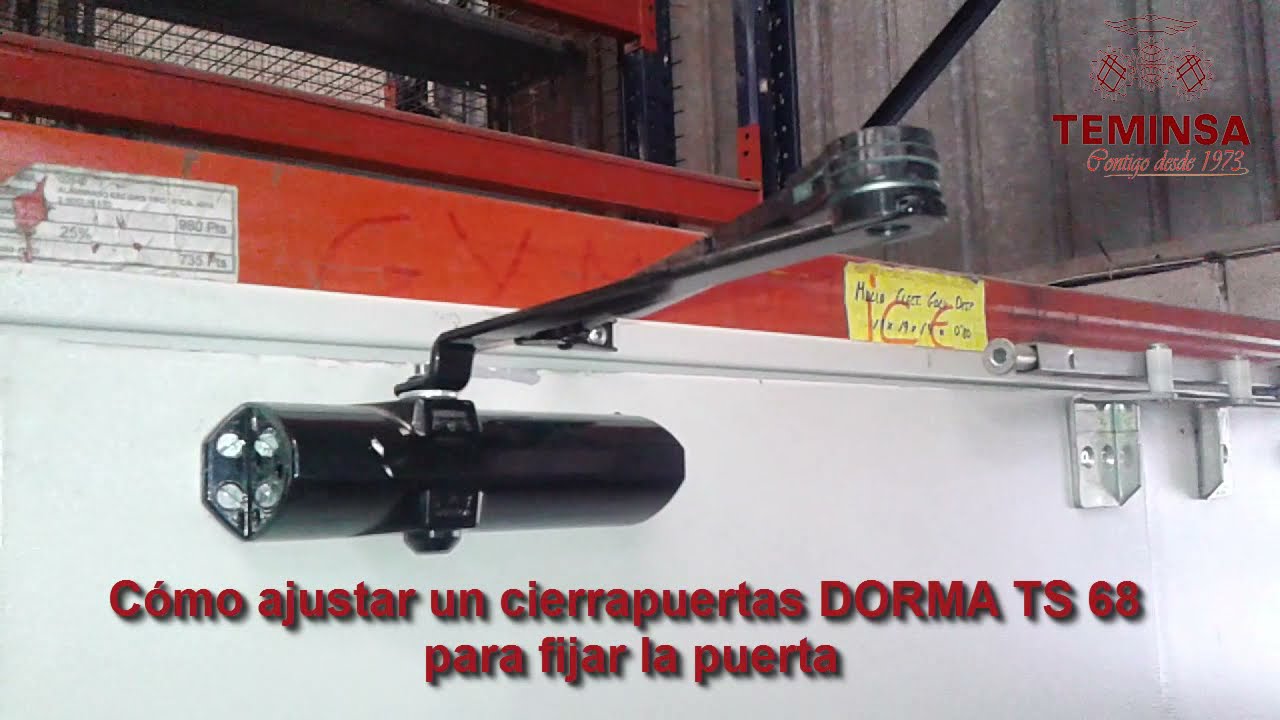 Cierrapuertas DORMA TS 68: Instrucciones para ajustar. #bricolaje #puertas #dormakaba