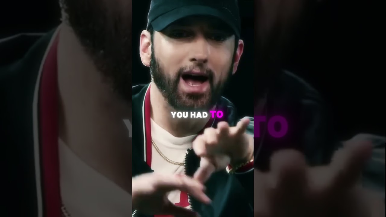 Eminem Talks Criticism and Hip Hop's Changing #eminem #rap #rapper