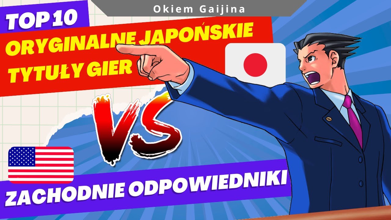 JAK ZACHÓD ZMIENIA TYTUŁY JAPOŃSKICH GIER? TOP 10