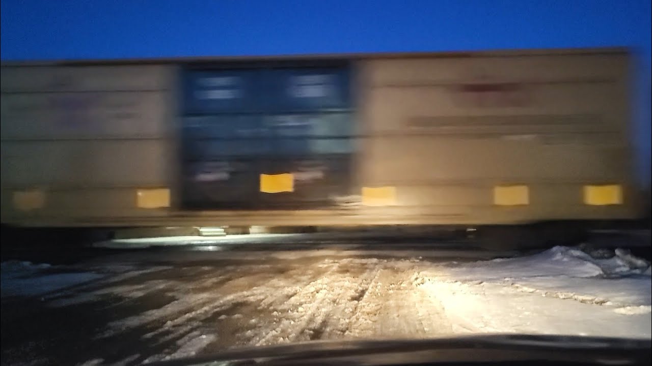 CN Northbound Mixed Train w/ GTW unit Trailing 2/13/26 Owen, WI 