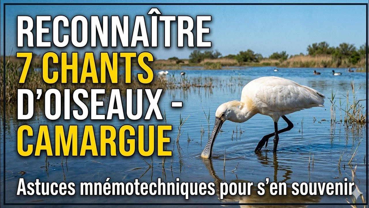 7 chants d'oiseaux à reconnaître et retenir facilement