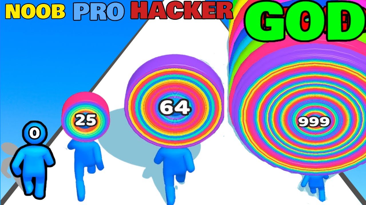 Layer Man - NOOB VS PRO VS HACKER VS GOD