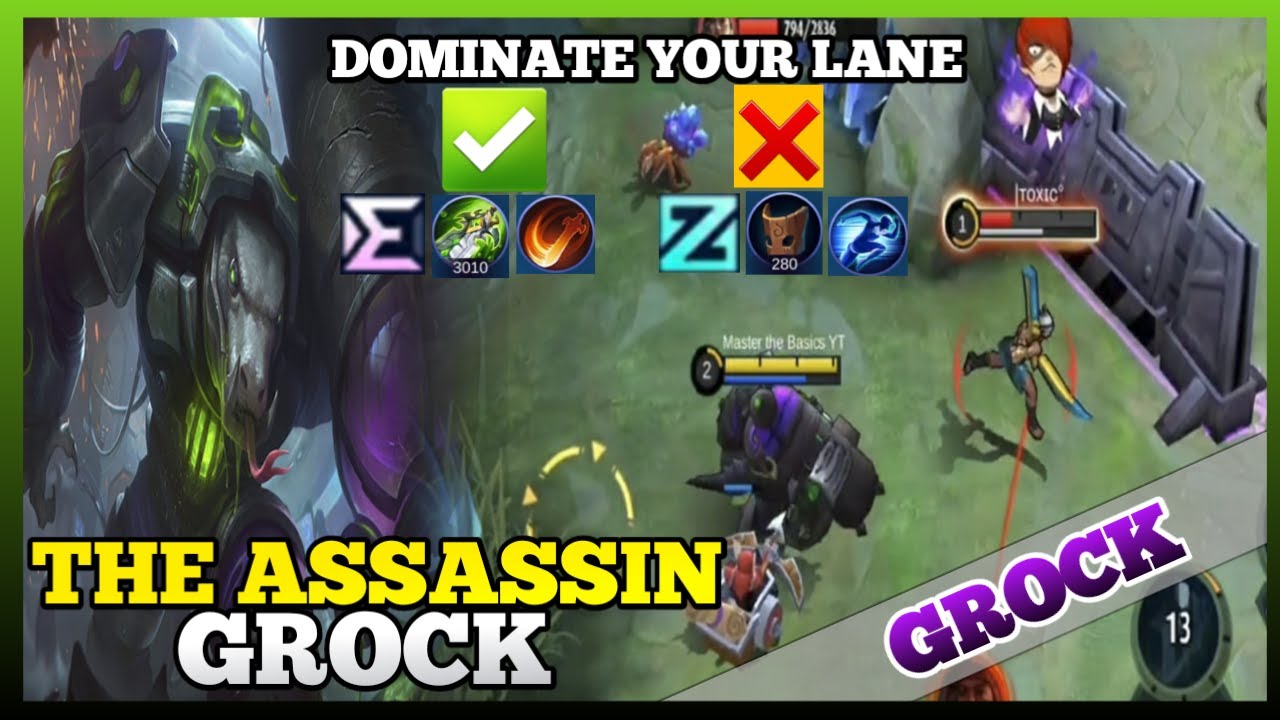 You will use Assassin Grock after watching this | Master the Basics | Grock Gameplay | MLBB