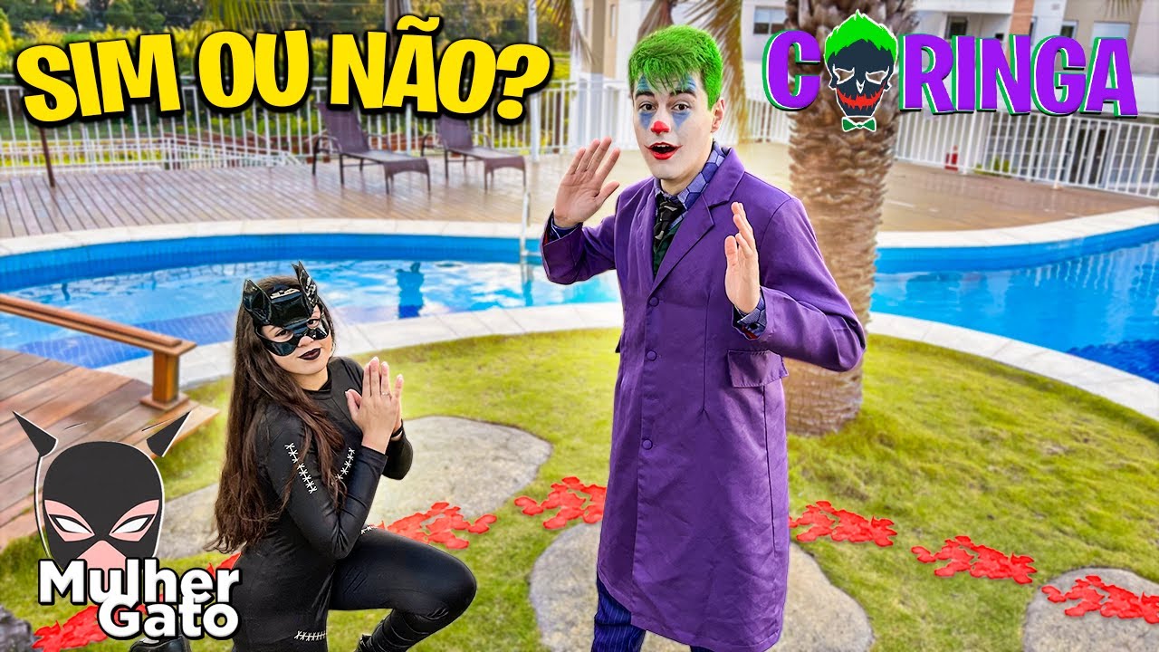 A MULHER GATO PEDIU O CORINGA EM NAMORO !!! ELE ACEITOU?