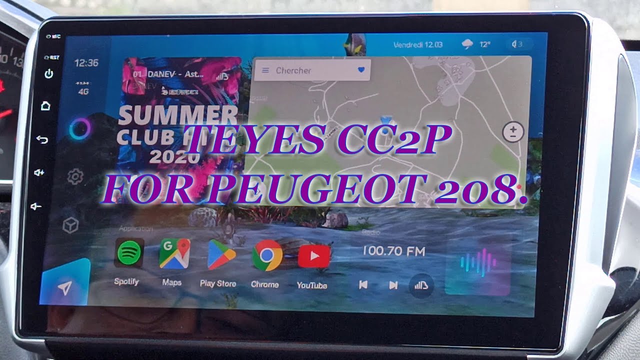 Test Autoradio Android Teyes CC2P (CC2+) pour Peugeot 208