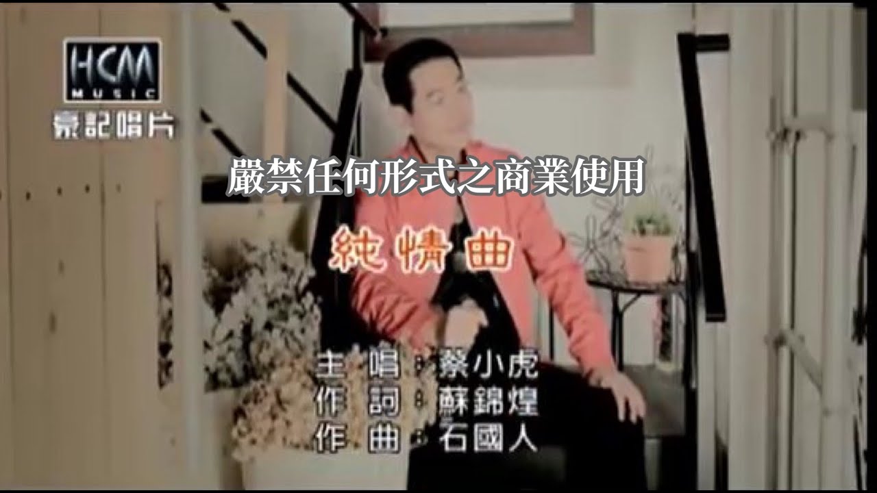 蔡小虎-純情曲【KTV導唱字幕】