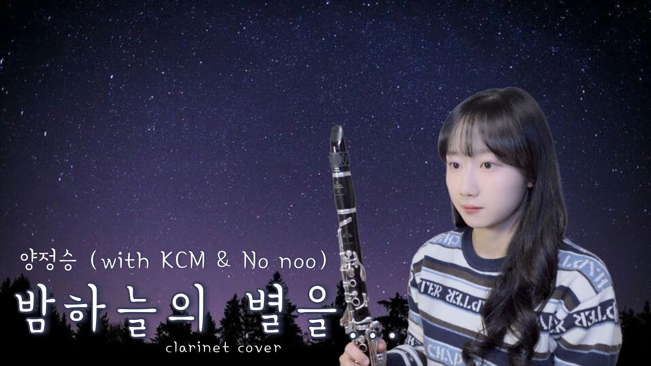양정승 - 밤하늘의 별을.. (With KCM & No Noo) 클라리넷 커버 (clarinet cover)