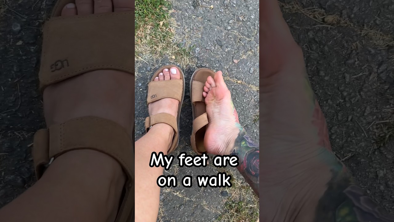 My feet are on a walk #asmr #feet