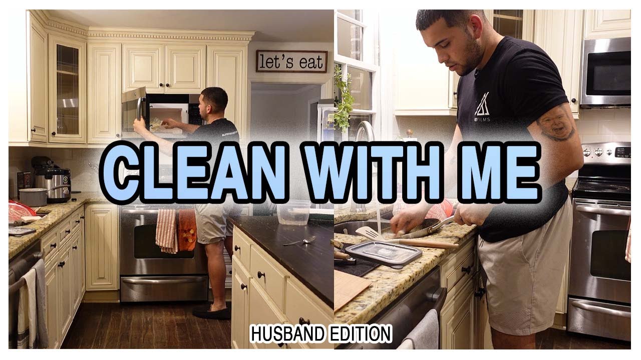 CLEANING THE KITCHEN FOR MY WIFE