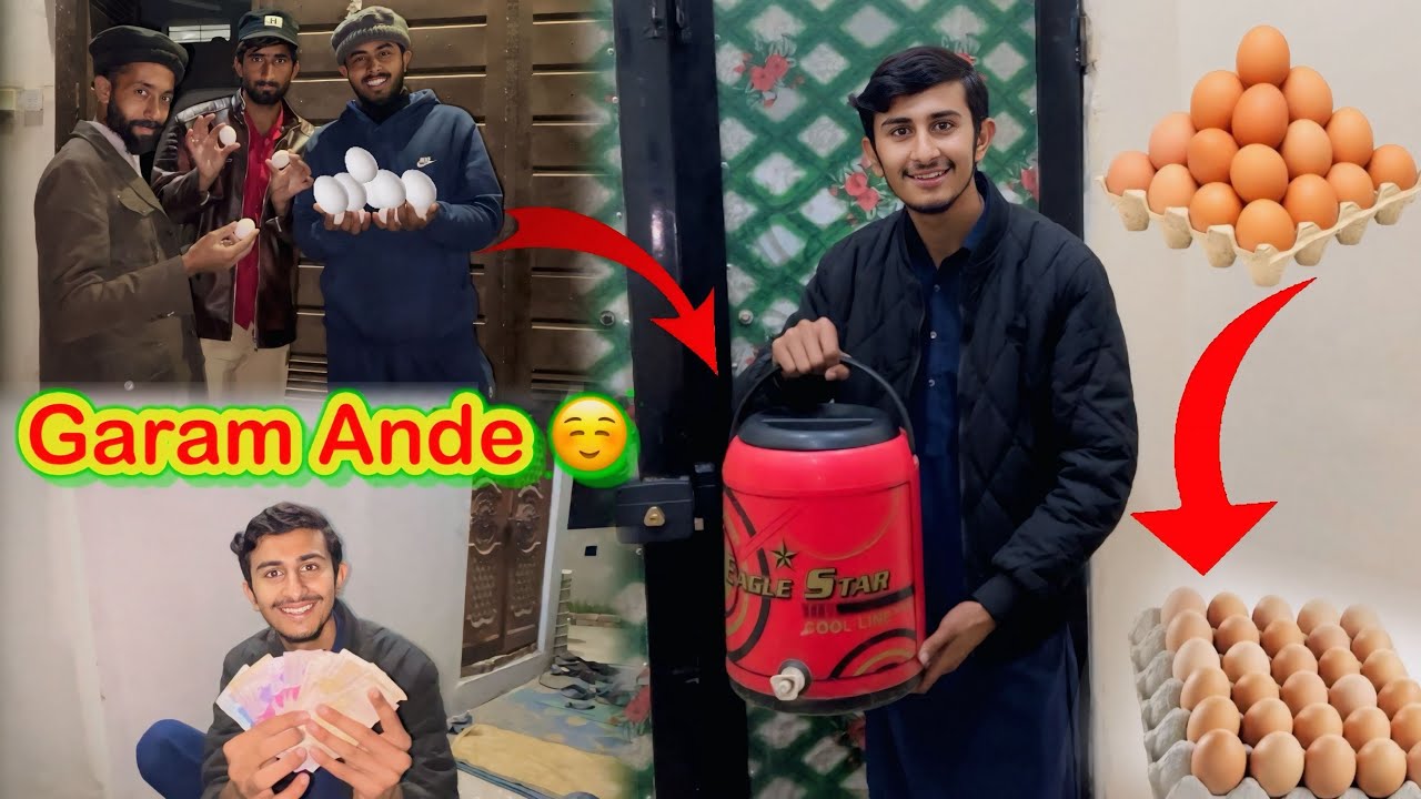 Garam Ande Sale Kiye☺️Total Investment+Profit🤔/koki pendu/Zohaib pendu/Hamza sidhu 