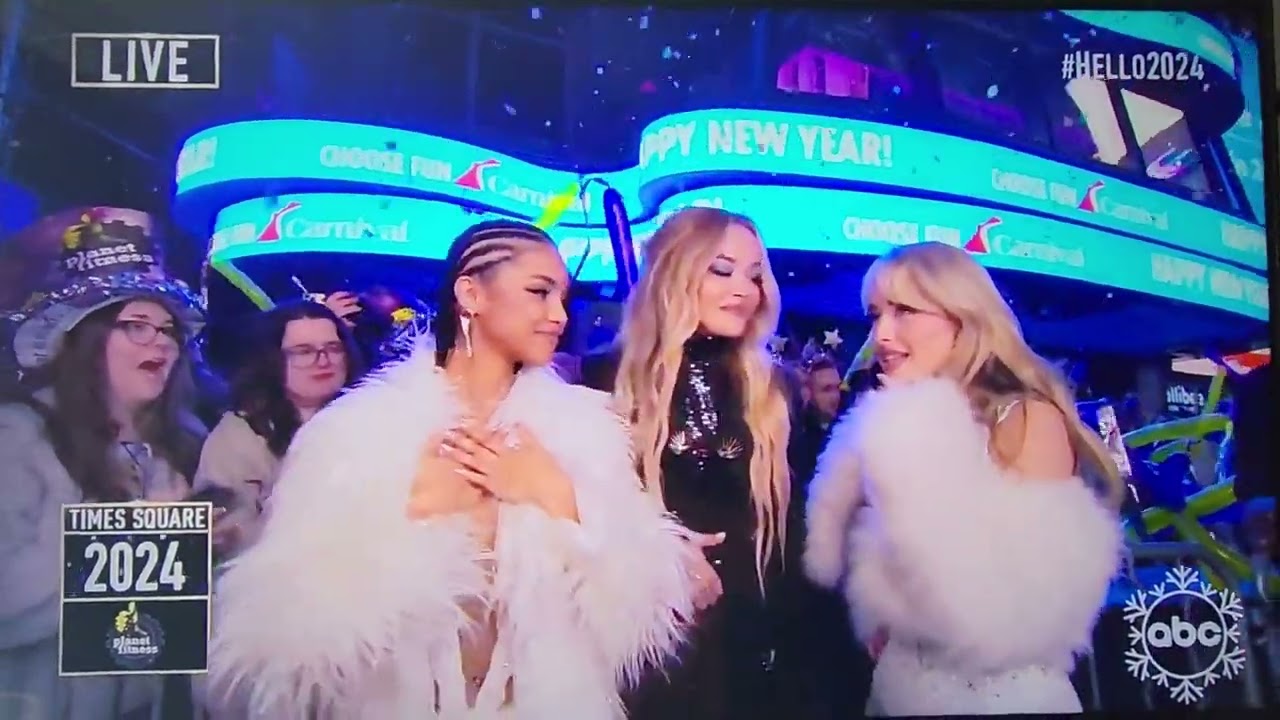 2023 to 2024 NYC Time's Square Ball Drop on ABC