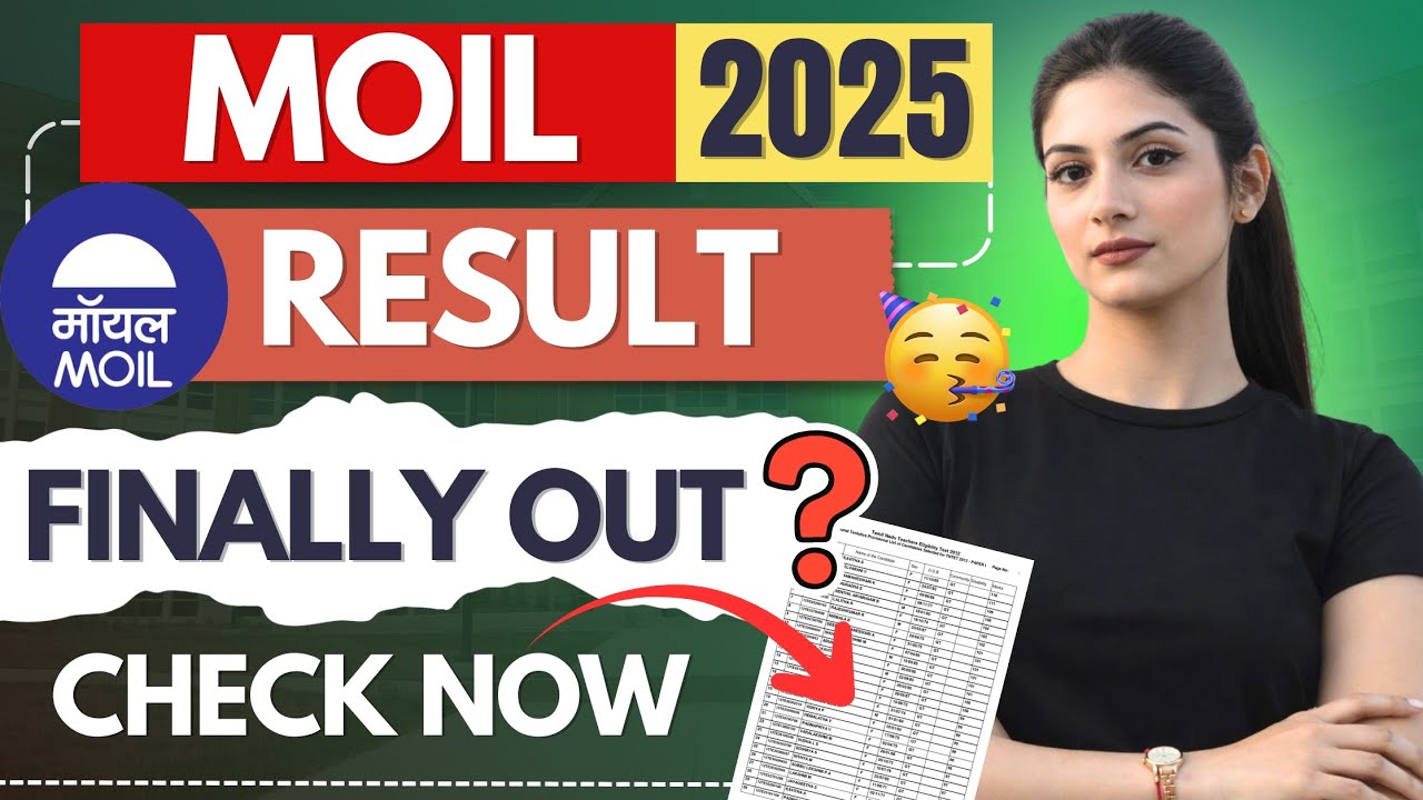 moil result 2025 | moil india limited result 2025 | how to check moil result 2025
