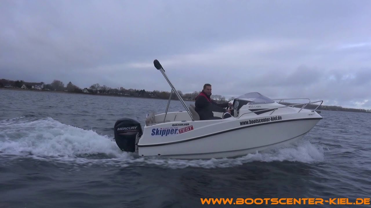Quicksilver Activ 455 Cabin Fahrvideo -Bootscenter Kiel-