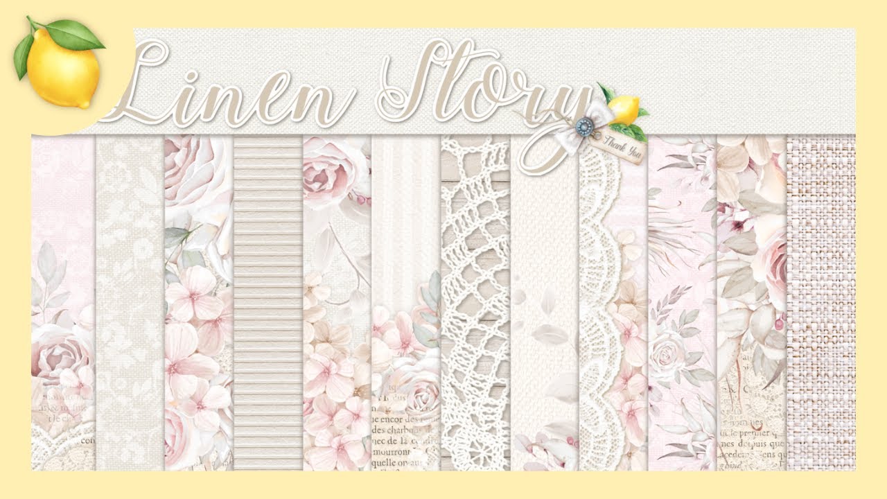 Papiery do scrapbookingu Lemoncraft - zobacz naszą kolekcję Linen Story