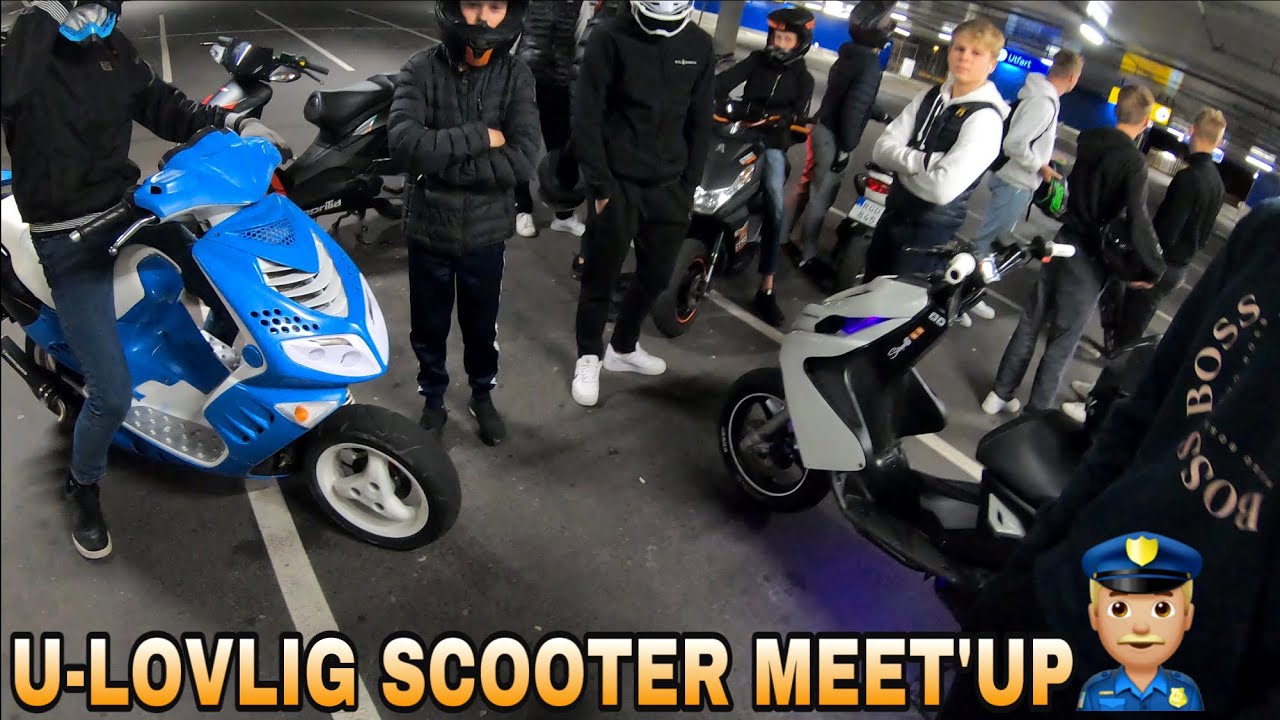 U-LOVLIG SCOOTER MEETUP// HENTER MIN TUNET KNALLERT
