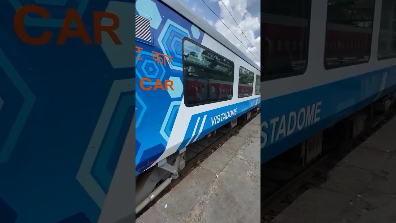 Vista dome coach of Shatabdi Express from Ahmedabad to Mumbai vc: @JourneyswithAK