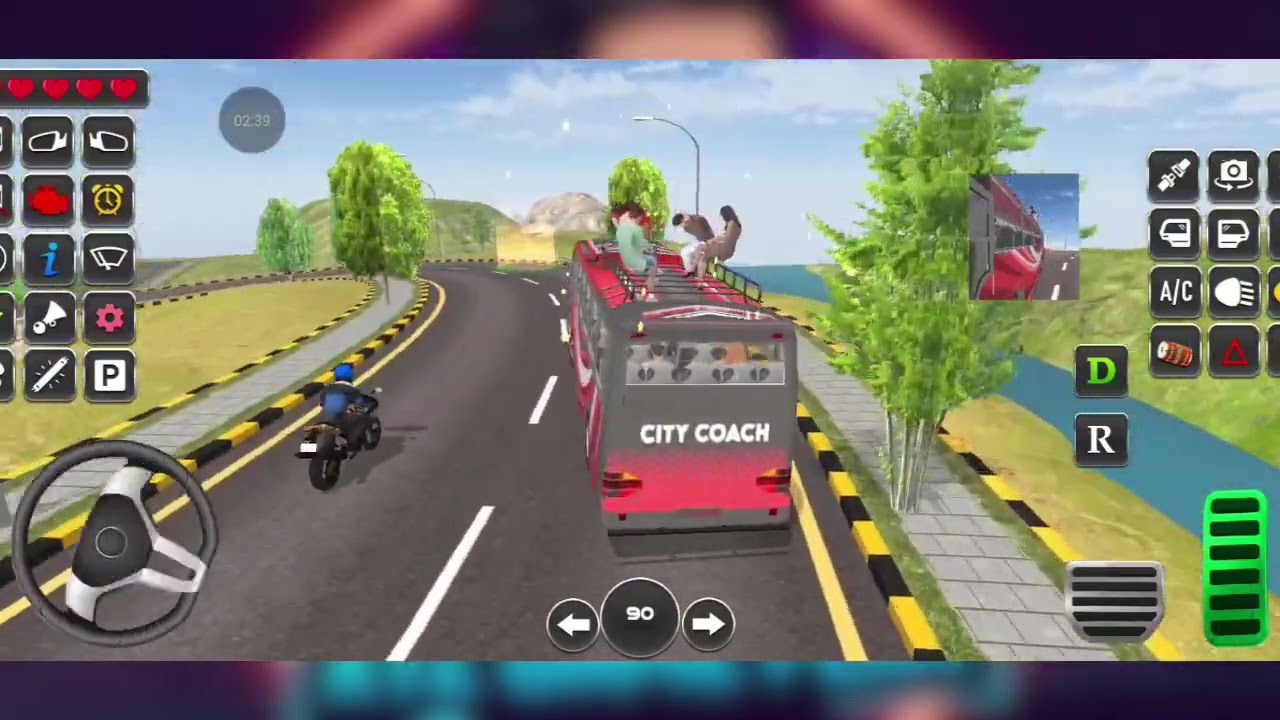 How to Drive Coach Bus in Simulator Game 3D | Ultra Gaming |bus game 