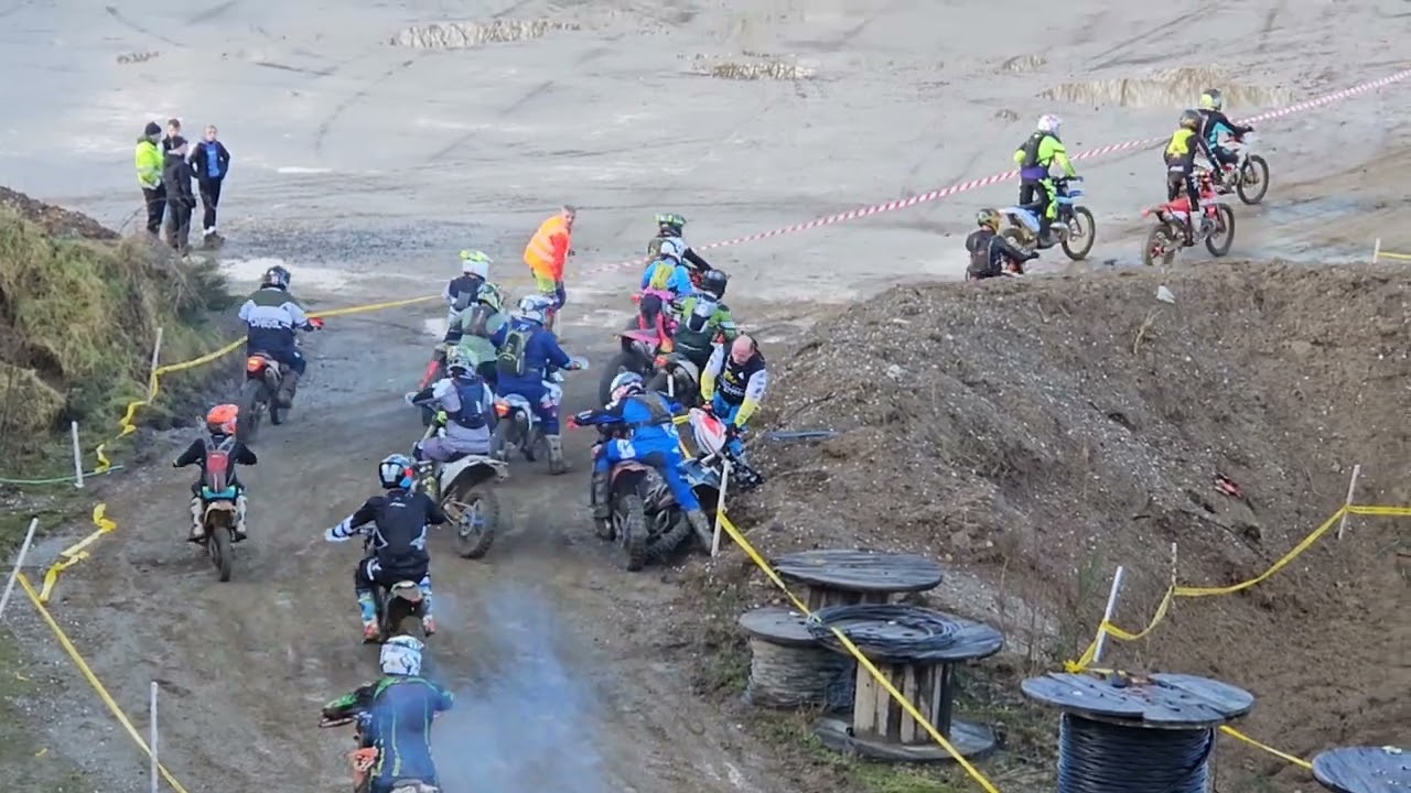 Proride Enduro Race 1. Robinsons Quarry Claudy Northern Ireland .
