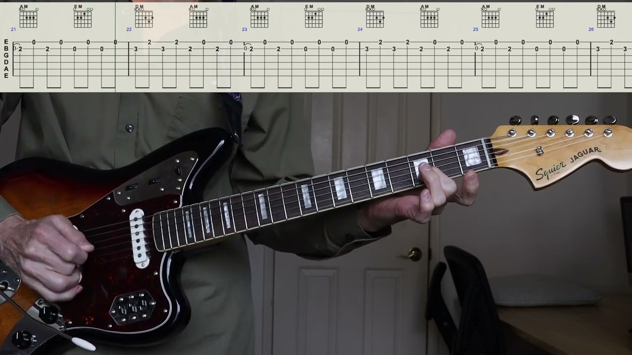 The Nightcrawlers - The Little Black Egg - Guitar Lesson With Tabs