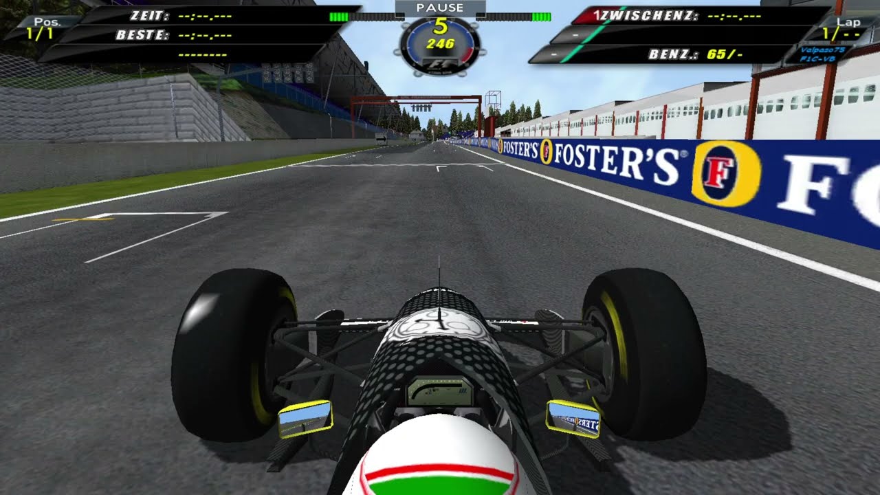 F1 Challenge VB 1994 Sauber Spa Francorchamps Onboard Lap
