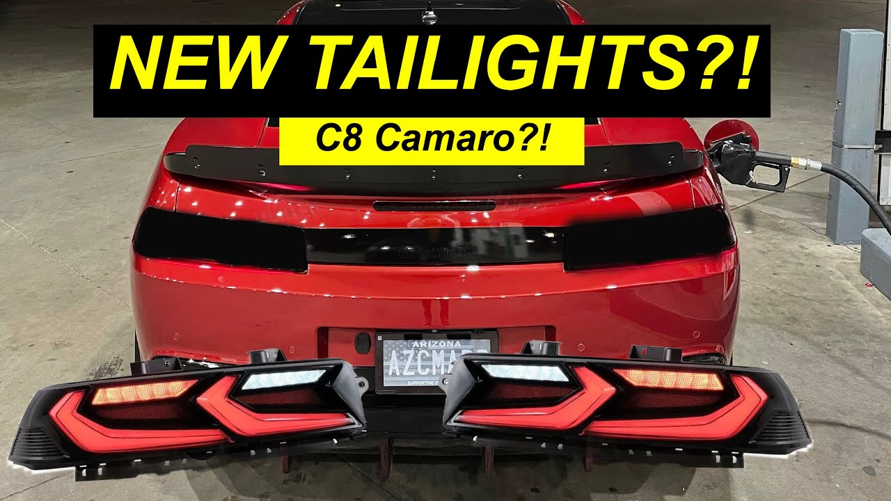 Installing NEW 14-15 CAMARO C8 Style Taillights! | Auto Addict USA
