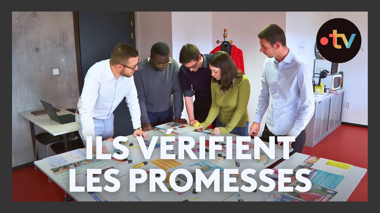 Des étudiants vérifient les promesses des candidats aux éléctions