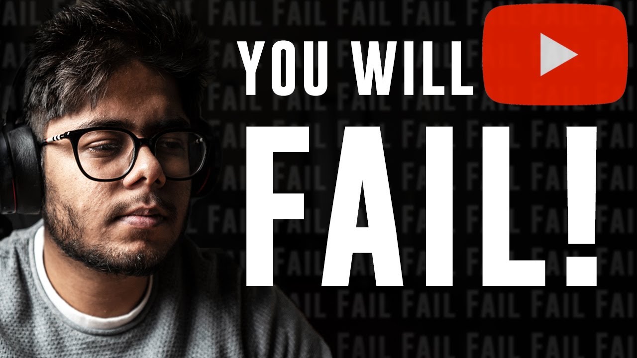 The MOST Important Video For New YouTubers! - You Will Fail... Don't Make My Mistakes 😔