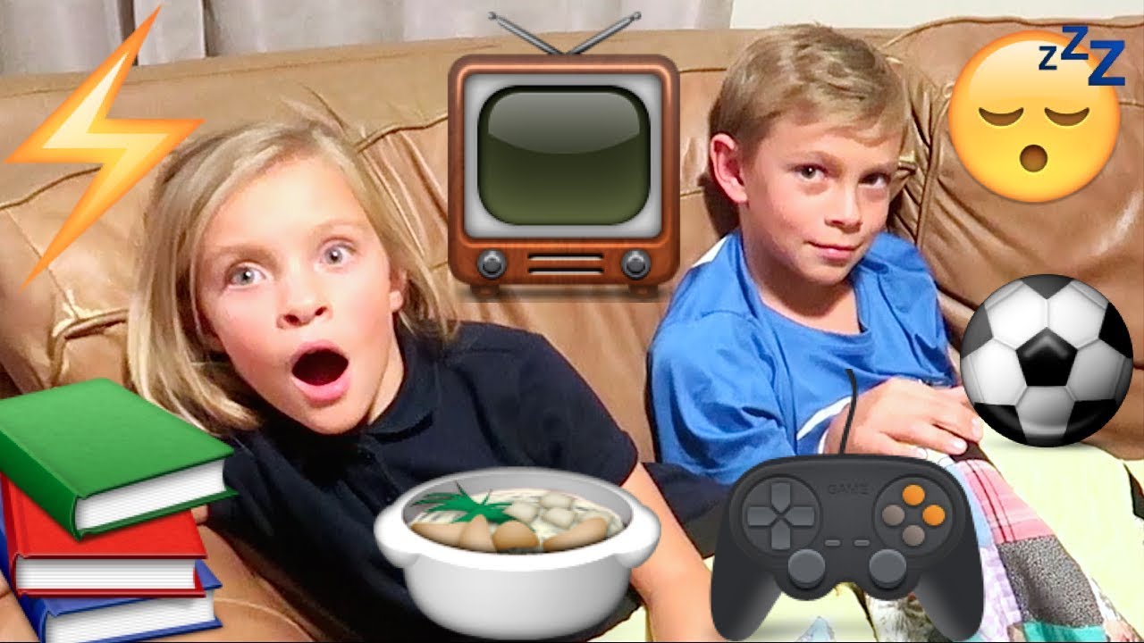 After School NIGHT-TIME Routine! Soccer, TV Shows, Video Games, Homework, Dinner, and Bedtime