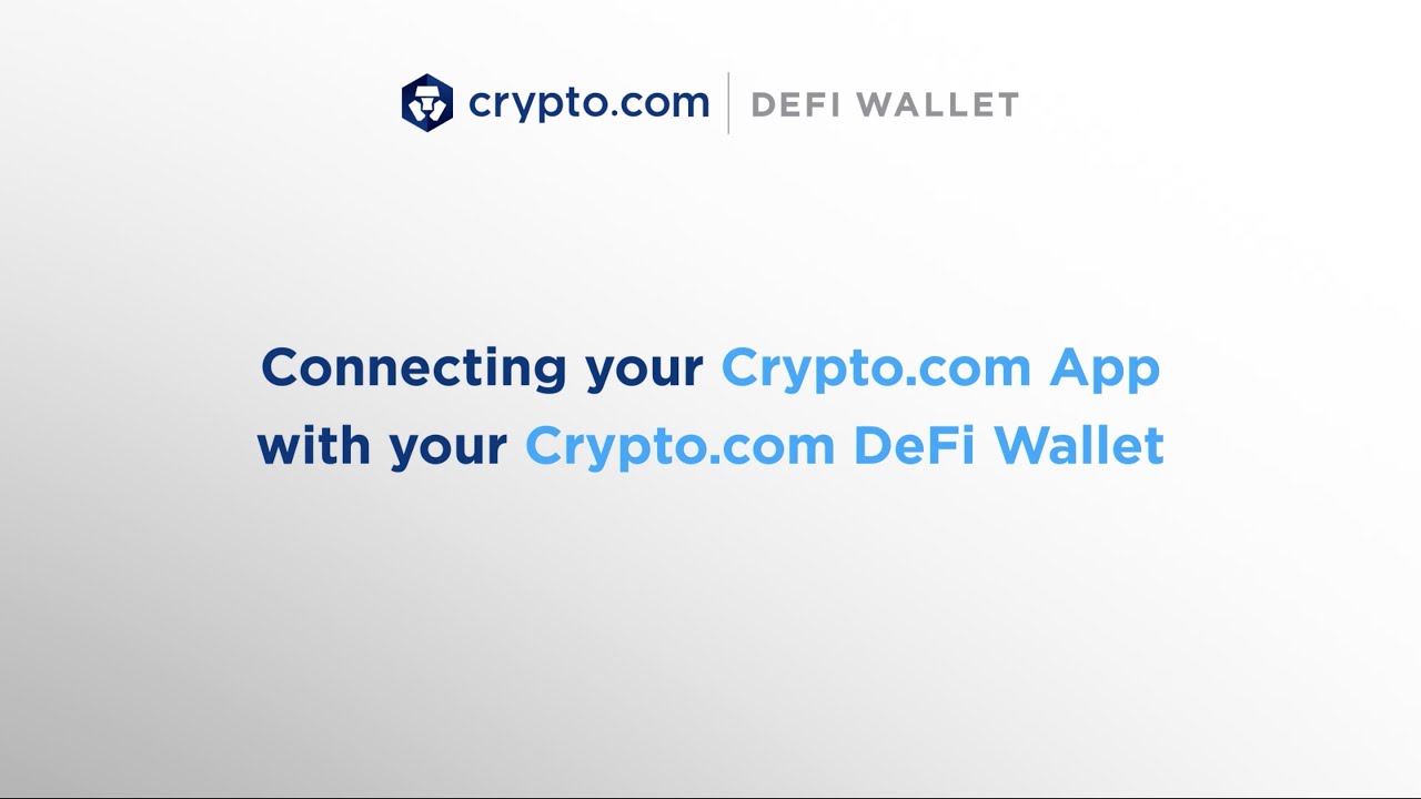 How to connect your Crypto.com DeFi Wallet with your Crypto.com App account