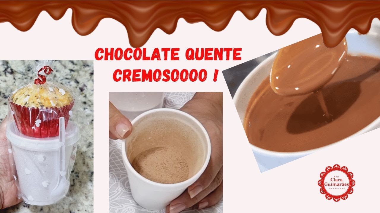 O SEGREDO DO CHOCOLATE QUENTE CREMOSO SEM AMIDO! FÁCIL , BARATO E DELICIOSO!