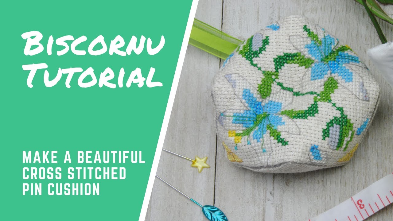Biscornu Pincushion - Cross Stitch Tutorial