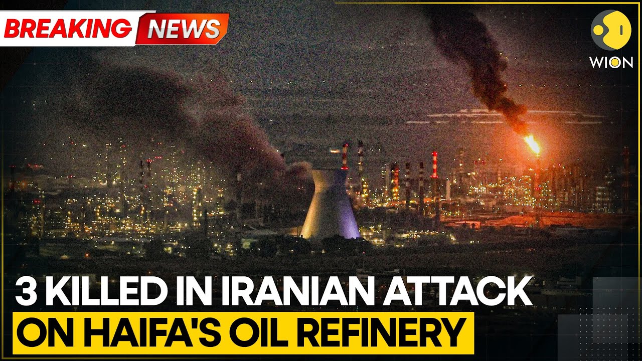 BREAKING: Iranian Attack Damages Israel's Bazan Oil Refinery In Haifa Bay, 3 Killed  | WION
