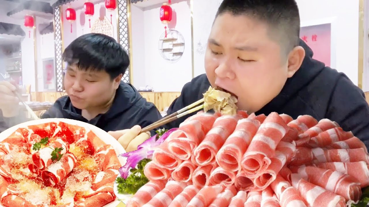 一次性把肥牛吃到爽到底需要多少钱？大胖直接去店里尝试一次！大口吃肉的感觉像搅拌机一样！【都市陈大胖】