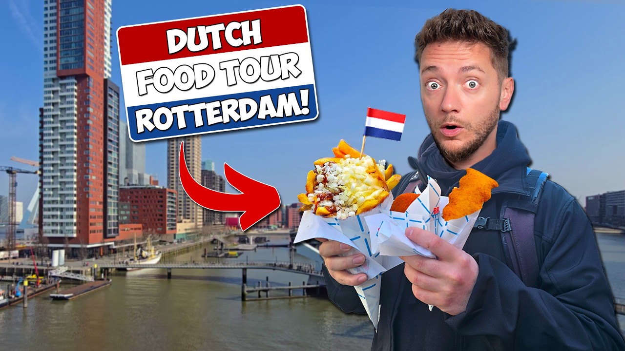 What Dutch Food is REALLY Like! 🇳🇱 (Full Day Food Tour in Rotterdam)