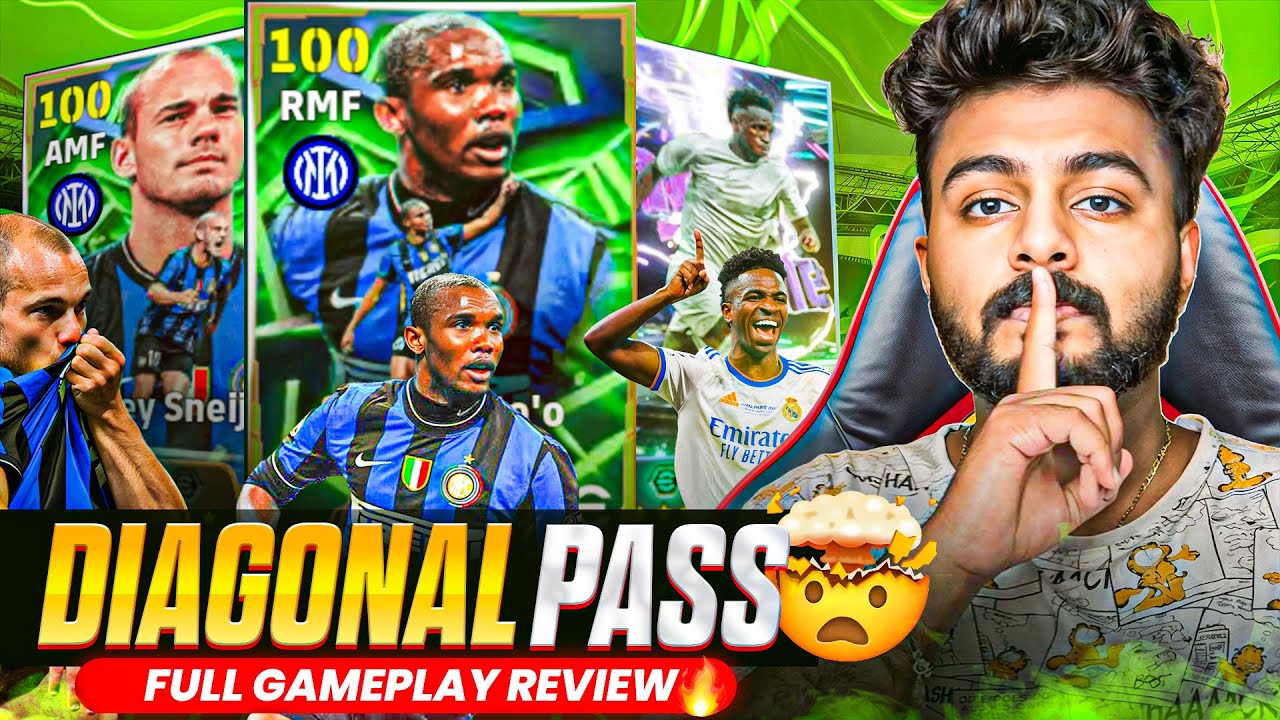 DIAGONAL PASS PLAYERS ARE CRACKED🔥 | HOLE PLAYER 105 ETOO + VISIONARY PASS SNEIJDER + 105 VINI JR🤯