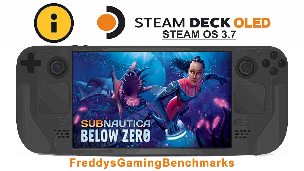 Subnautica Below Zero on Steam Deck OLED with Steam OS 3.7
