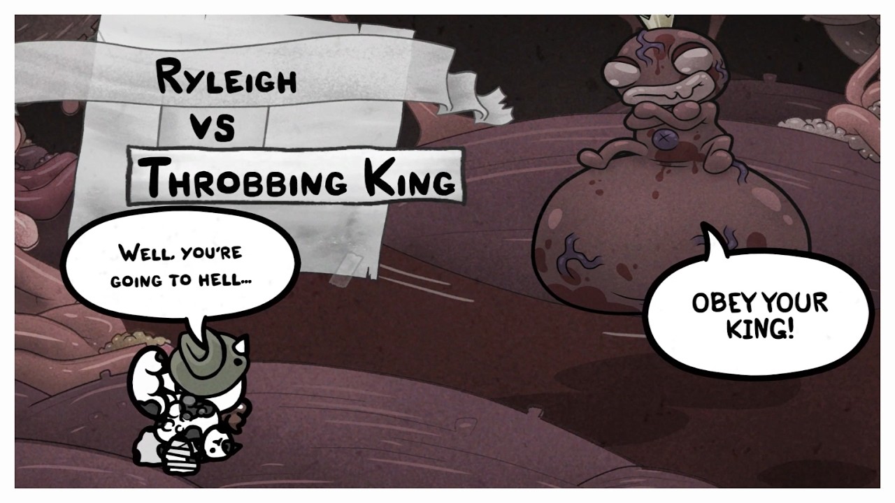 Mewgenics Throbbing Domain boss fight - Solo cleric