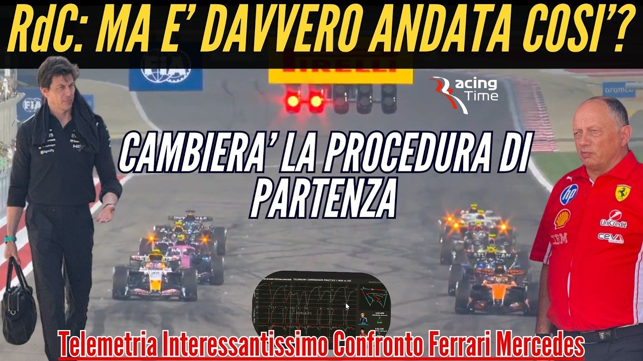 💥RdC: MERCEDES L&rsquo;HA FATTA DAVVERO FRANCA? &ndash; PARTENZE: Cambieranno... (Vasseur😡) &ndash; POI TELEMETRIA...
