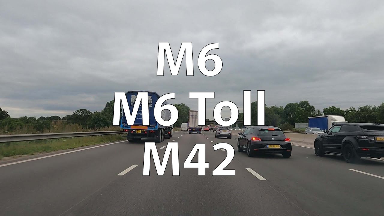 [4K] Highway Drive - The M6, M6 Toll and the M42 (UK)