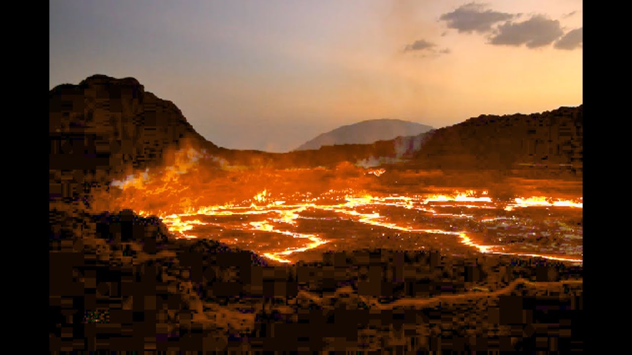 ERTA ALE VOLCANO - EFFUSIVE ERUPTION - Afar Desert, Ethiopia