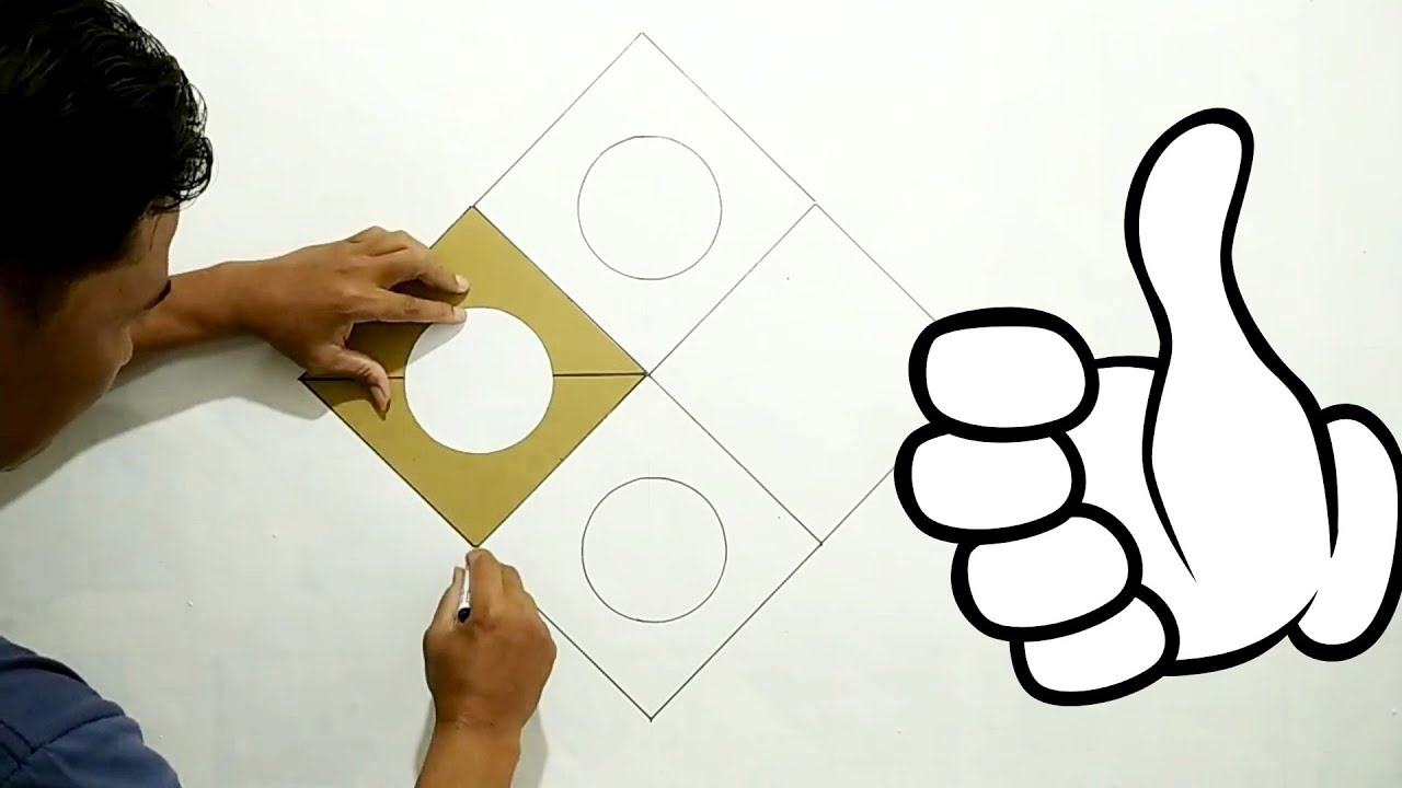 Эпическая 3D-роспись стен || Обучающий урок: Кот Тембок 3D || Искусство росписи стен