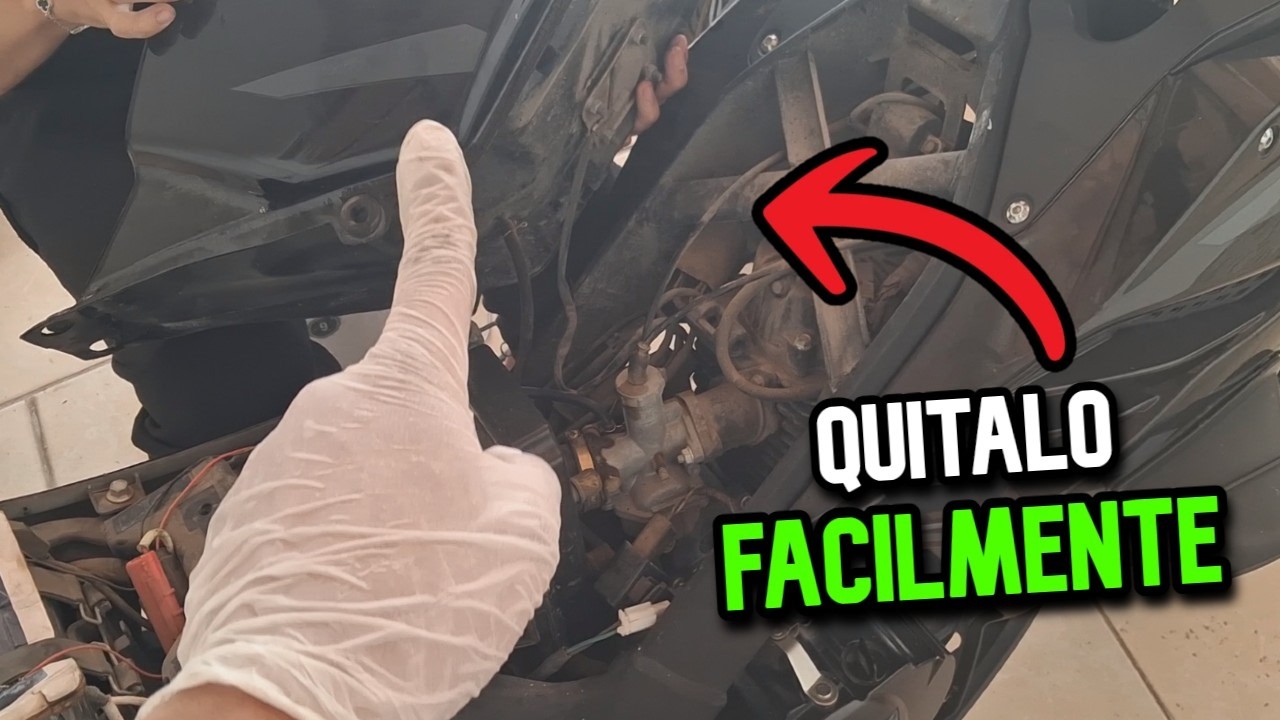 COMO QUITAR EL TANQUE DE GASOLINA RT200