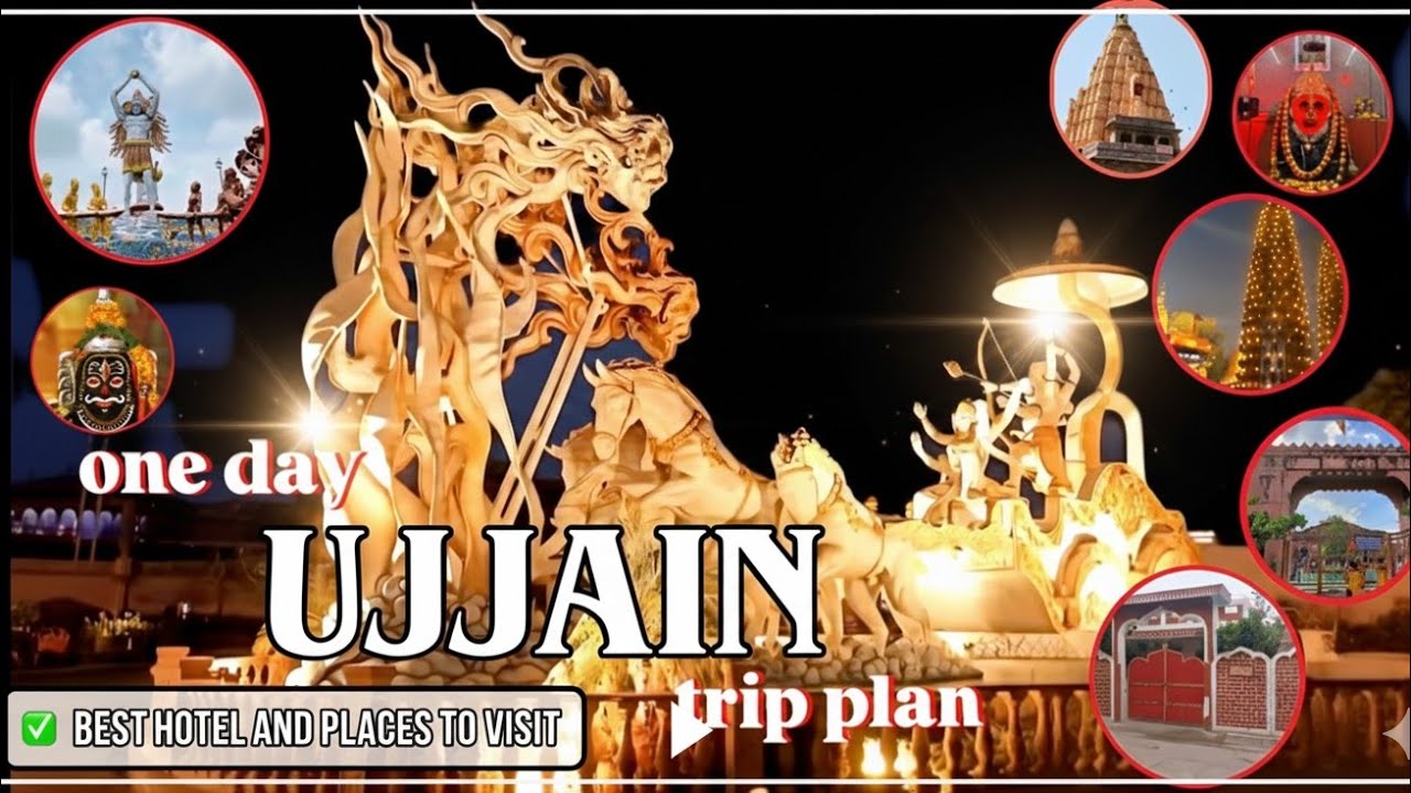 🕉 Ujjain vlog all temples tour in 4K 1 day ITINERARY Dharamshala hotel near mahakal ujjain trip food