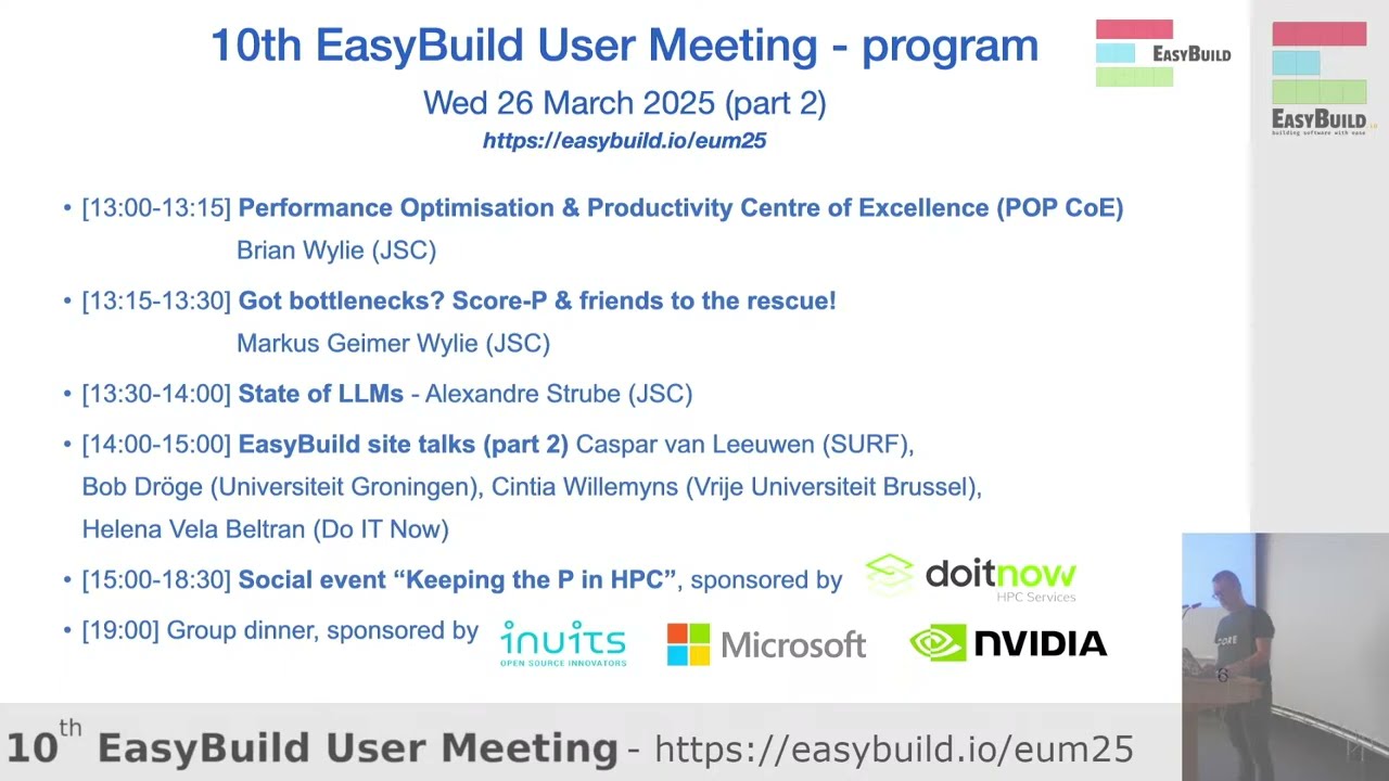 EUM'25 - Welcome to the *10th* EasyBuild User Meeting (EUM'25)