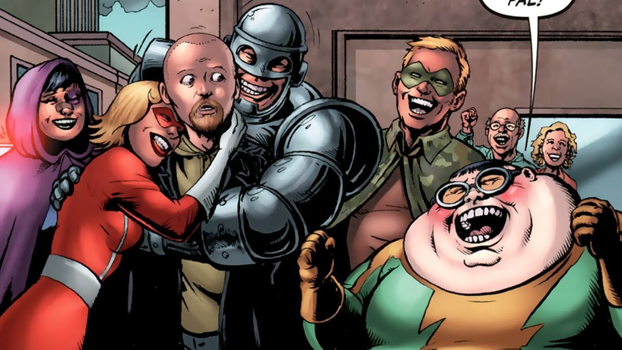 The Special Needs Supe Team from The Boys Comic