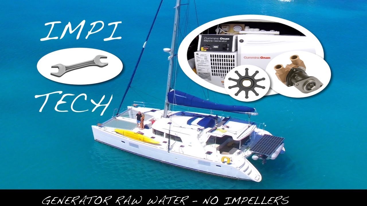 1. NO IMPELLER, NO RAW WATER PUMP - MARINE GENERATOR