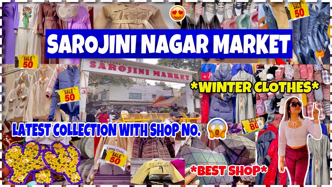 Sarojini Nagar Market Delhi |🧿January Winter Collection Sarojini market|delhi sarojini nagar market