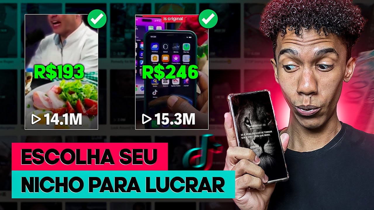 NICHO VIRAL! ESSES SÃO os NICHOS MAIS LUCRATIVOS para COMEÇAR a POSTAR no TIKTOK AINDA EM 2024