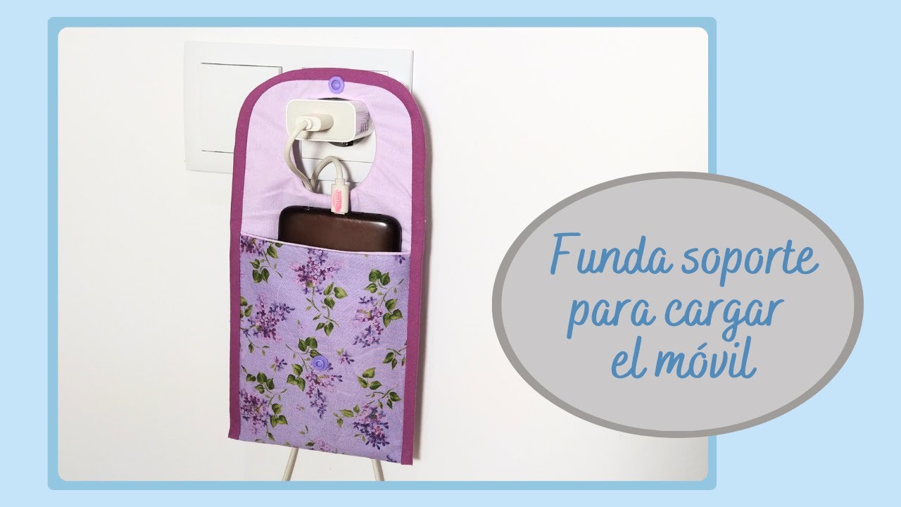 Como hacer una funda soporte para cargar el movil